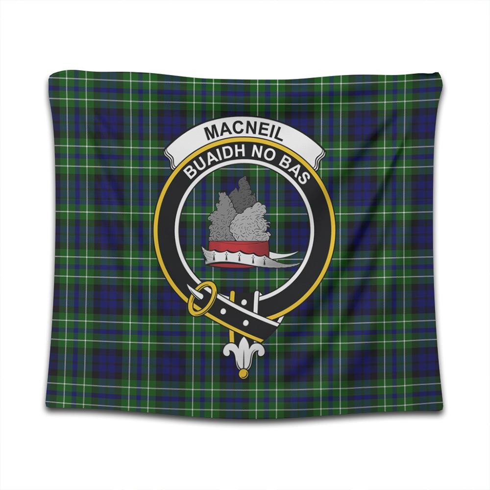 MacNeil of Colonsay Modern Tartan Classic Crest Tapestry