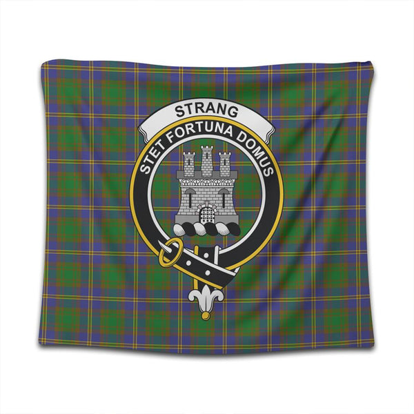 Strange of Balkaskie Tartan Classic Crest Tapestry