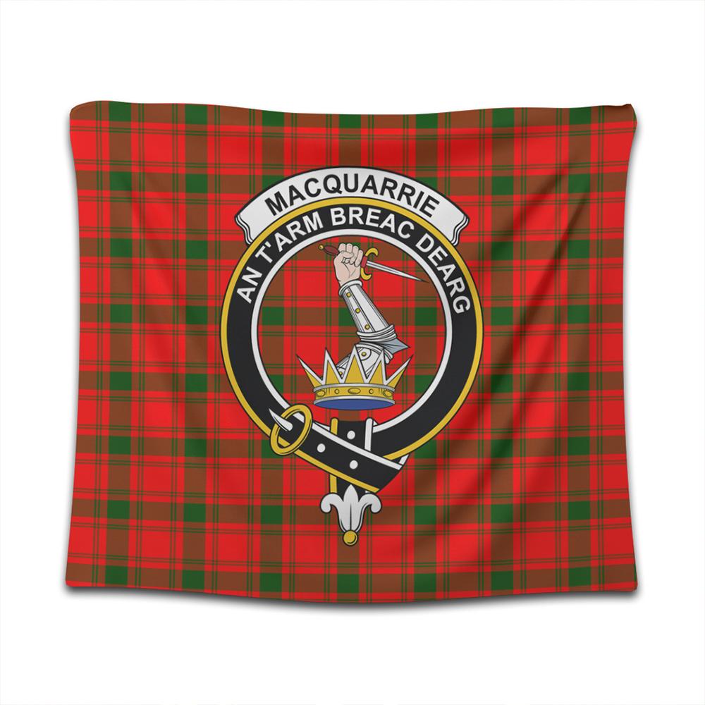 MacQuarrie Modern Tartan Classic Crest Tapestry