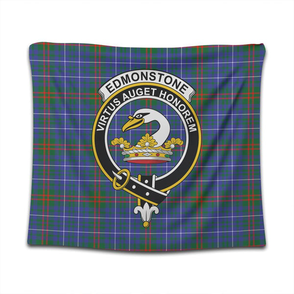 Edmonstone Tartan Classic Crest Tapestry