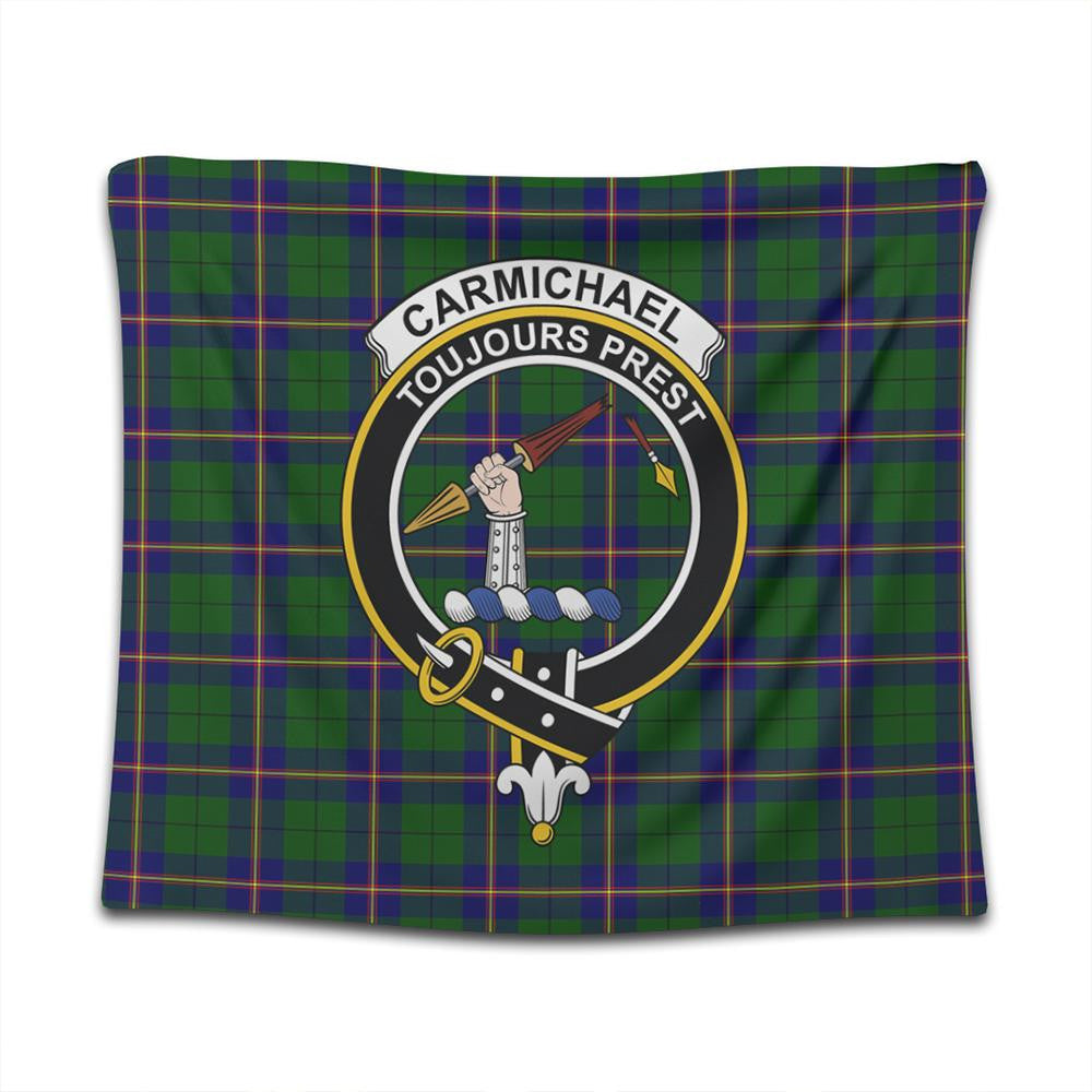 Carmichael Modern Tartan Classic Crest Tapestry