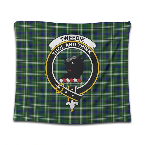 Tweedside District Tartan Classic Crest Tapestry