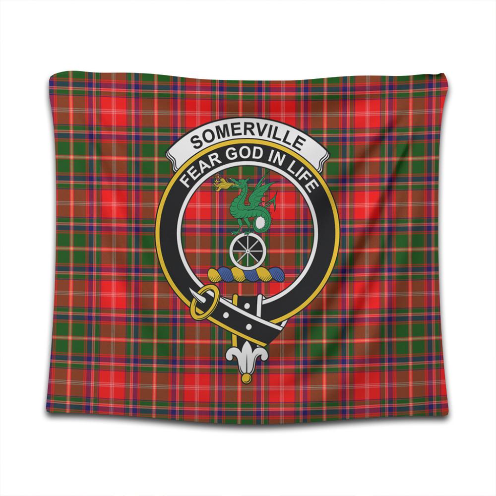 Somerville Modern Tartan Classic Crest Tapestry