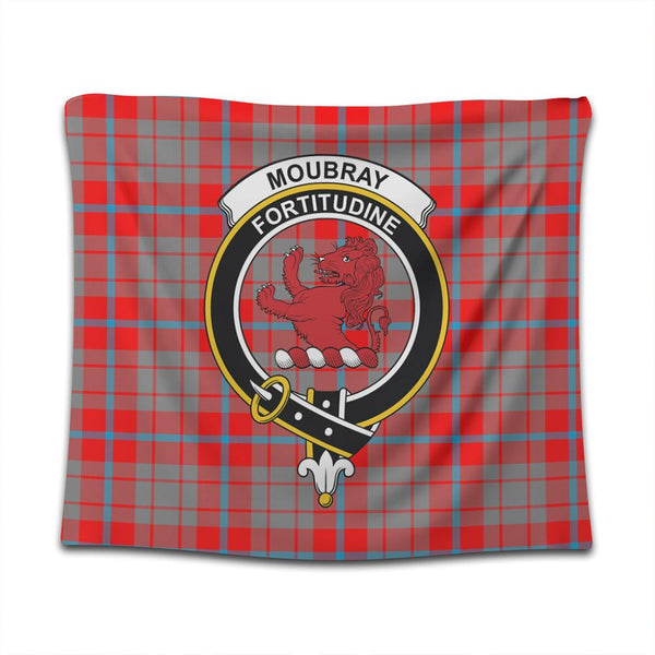 Moubray Tartan Classic Crest Tapestry