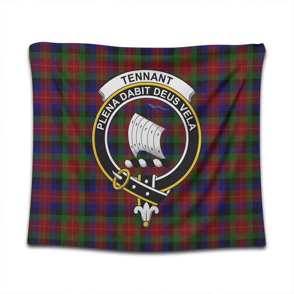 Tennant Tartan Classic Crest Tapestry