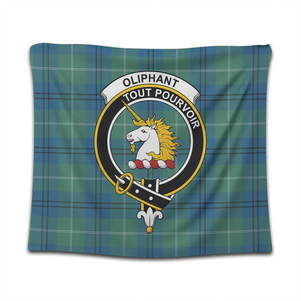 Oliphant Ancient Tartan Classic Crest Tapestry