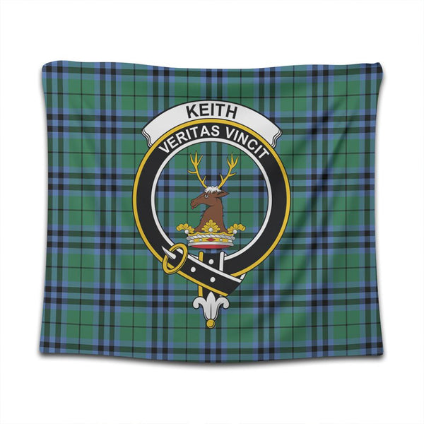 Keith Ancient Tartan Classic Crest Tapestry