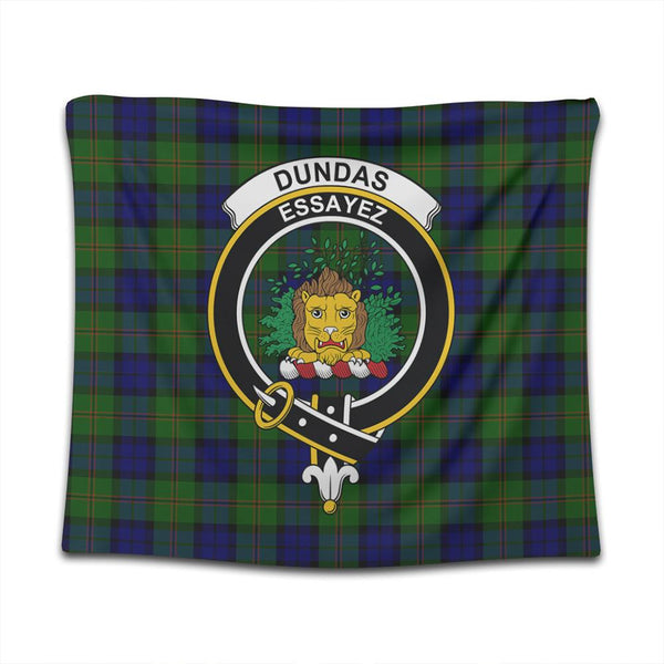 Dundas Modern 02 Tartan Classic Crest Tapestry