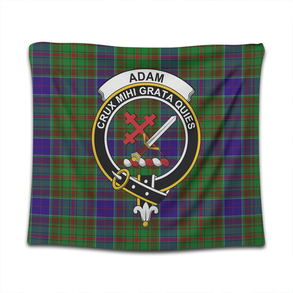 Adam Tartan Classic Crest Tapestry