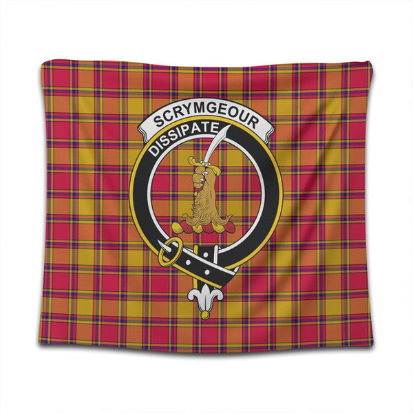 Scrymgeour Tartan Classic Crest Tapestry