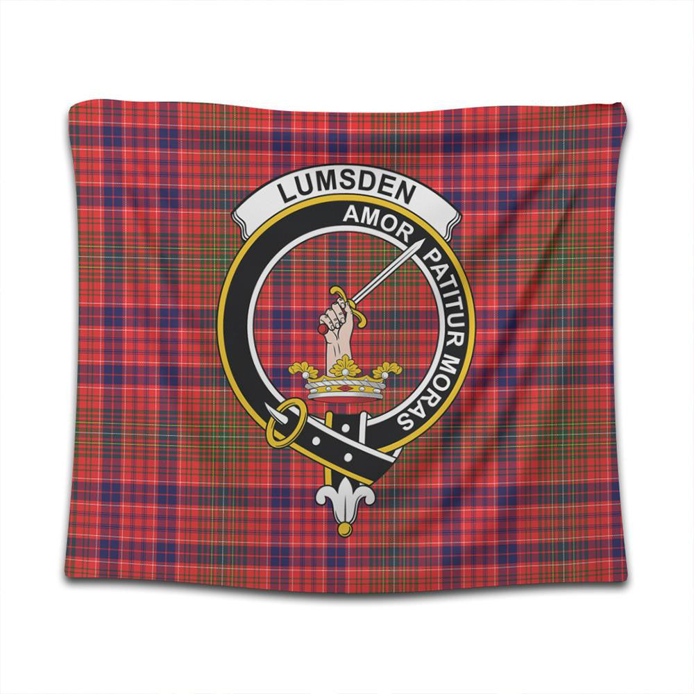 Lumsden Modern Tartan Classic Crest Tapestry