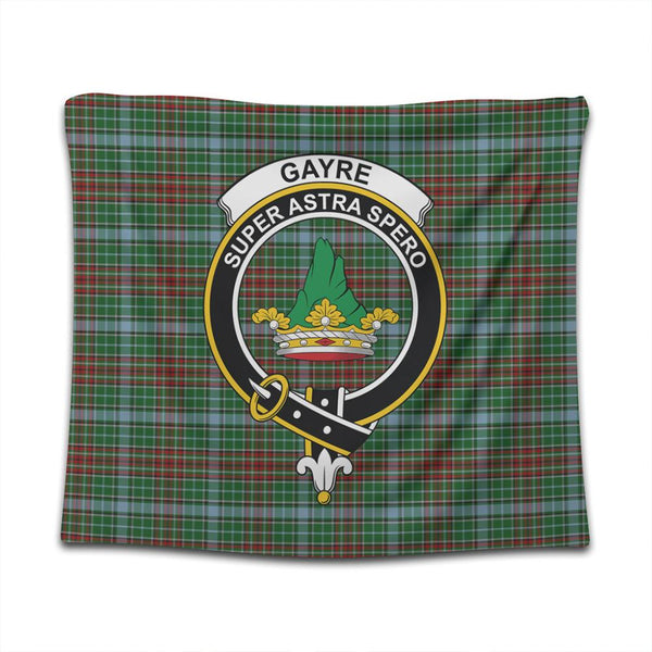 Gayre Tartan Classic Crest Tapestry