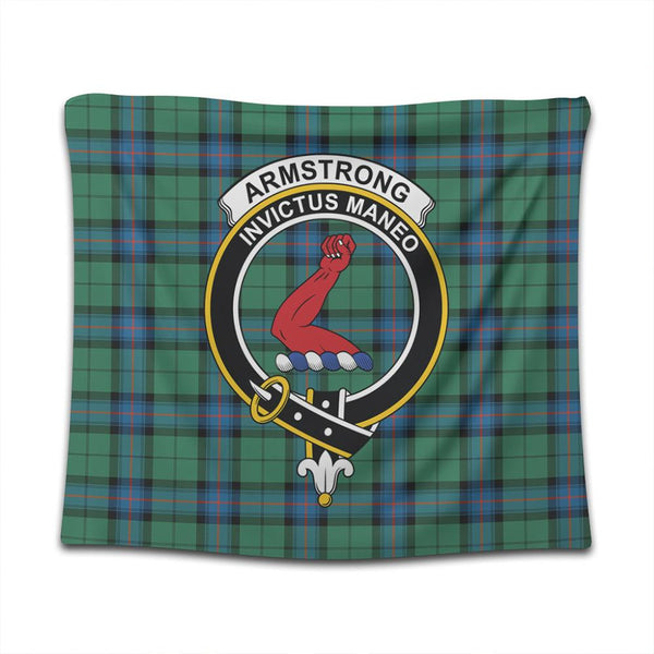 Armstrong Ancient Tartan Classic Crest Tapestry