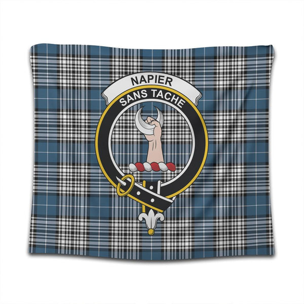 Napier Modern Tartan Classic Crest Tapestry