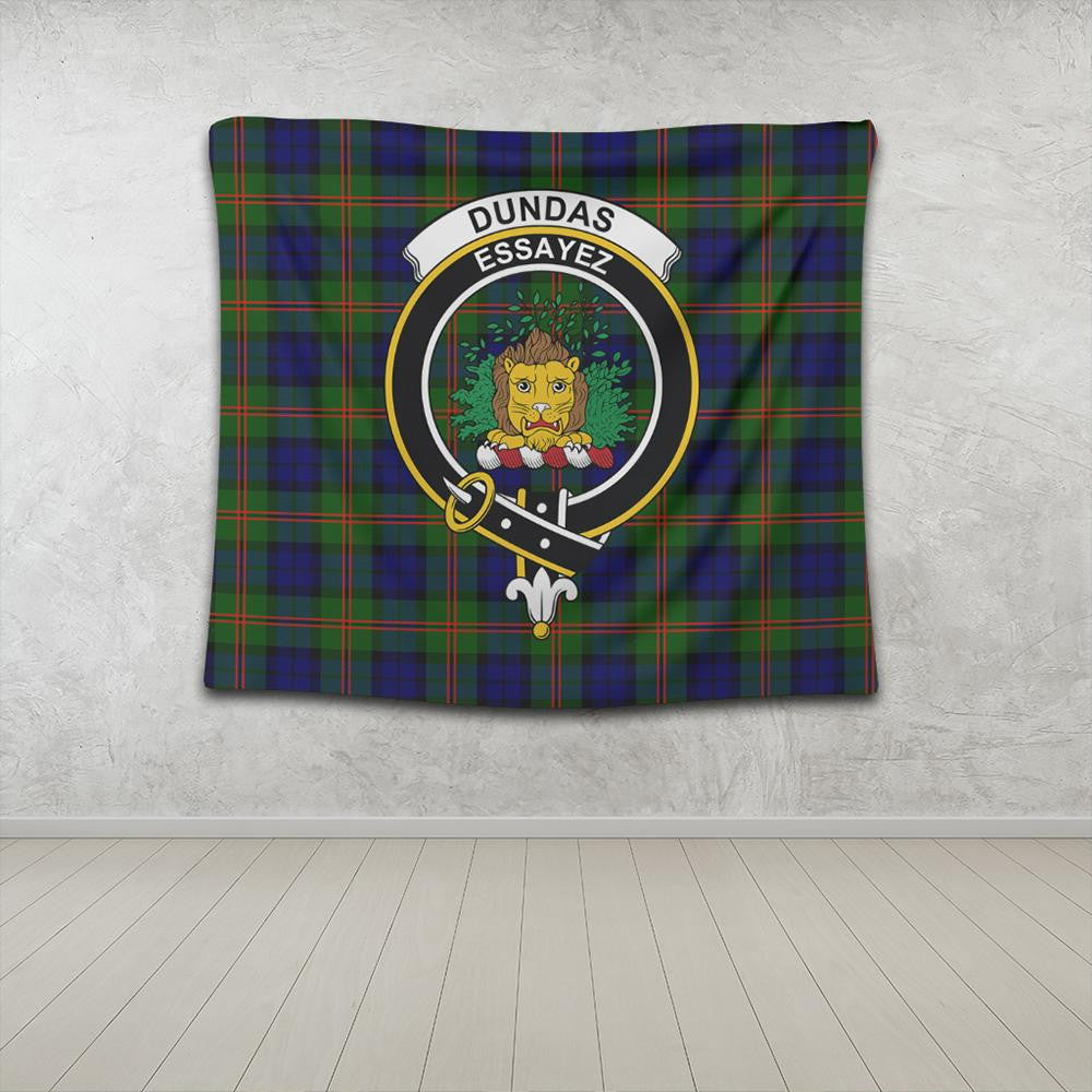 Dundas Modern Tartan Classic Crest Tapestry