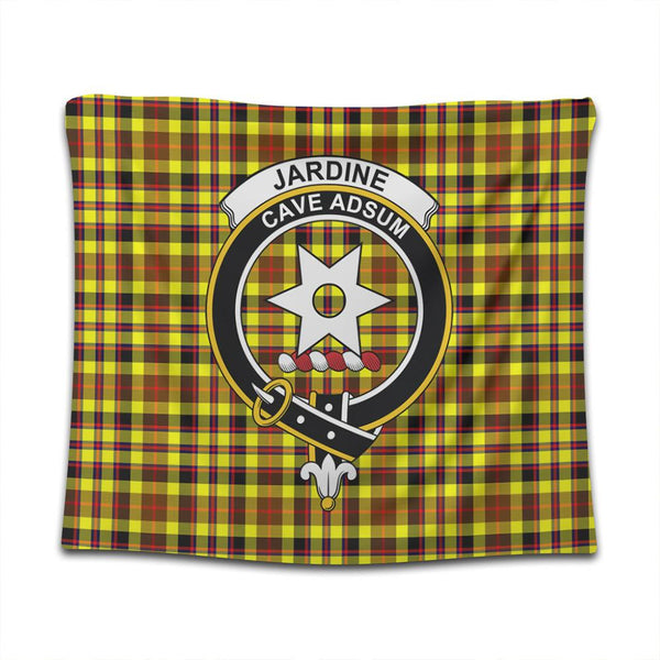 Jardine Tartan Classic Crest Tapestry