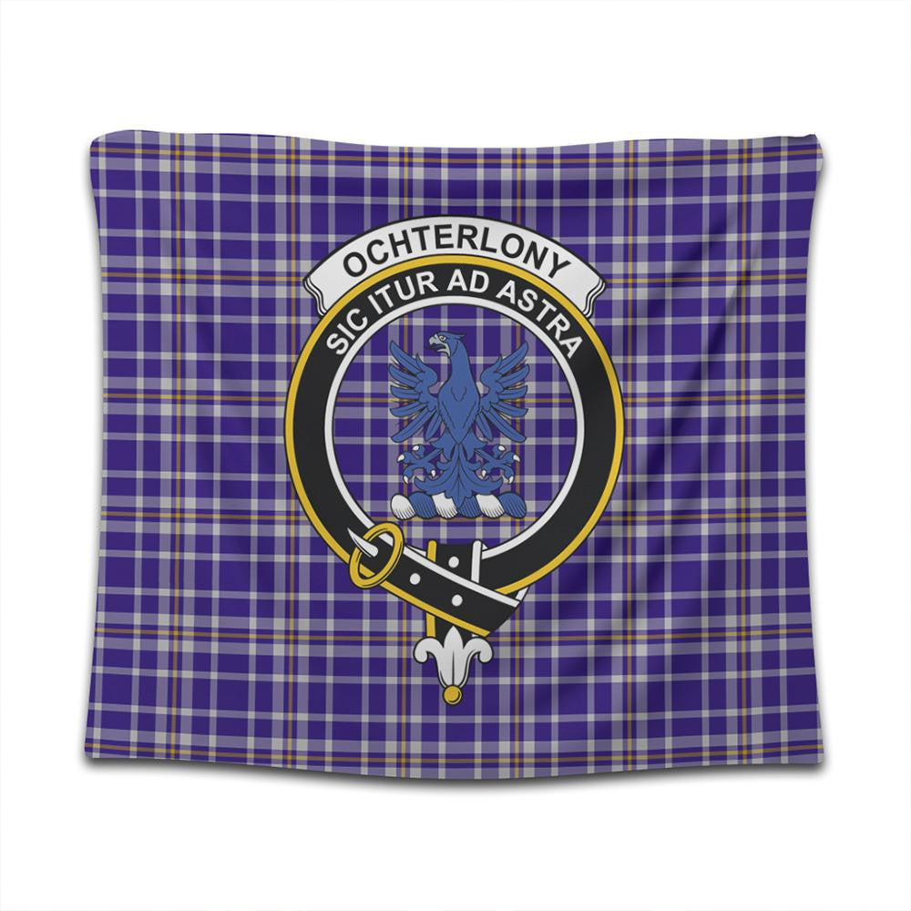 Ochterlony Tartan Classic Crest Tapestry