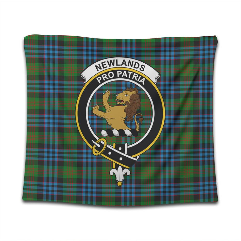 Newlands of Lauriston Tartan Classic Crest Tapestry