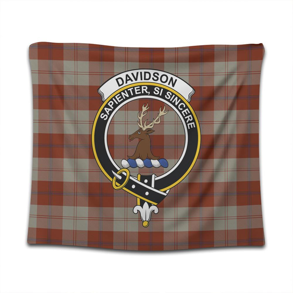 Davidson Dress Dancers Tartan Classic Crest Tapestry