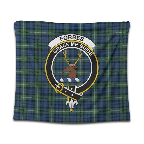 Forbes Ancient Tartan Classic Crest Tapestry