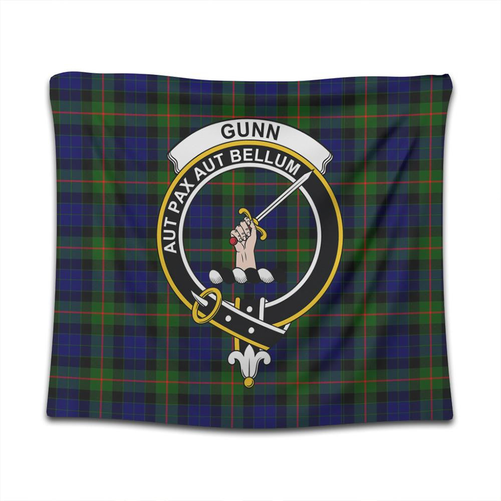 Gunn Modern Tartan Classic Crest Tapestry