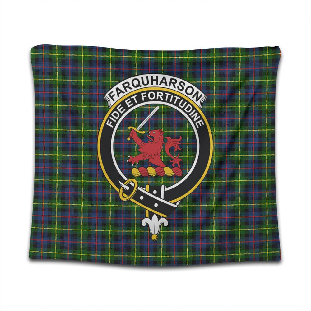 Farquharson Modern Tartan Classic Crest Tapestry