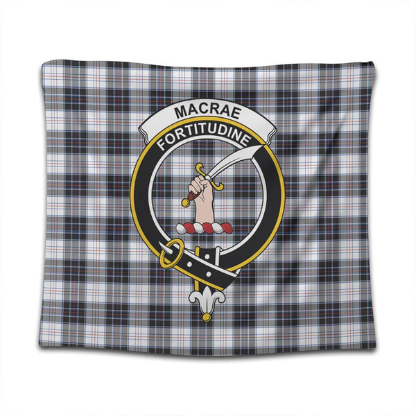 MacRae Dress Modern Tartan Classic Crest Tapestry