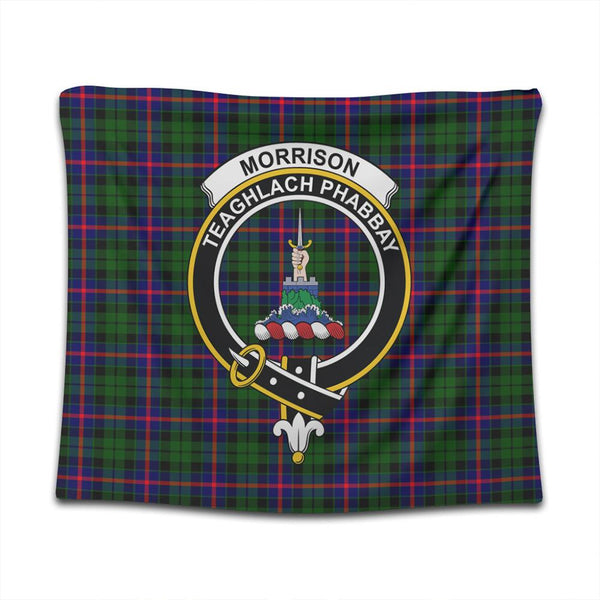 Morrison Modern Tartan Classic Crest Tapestry