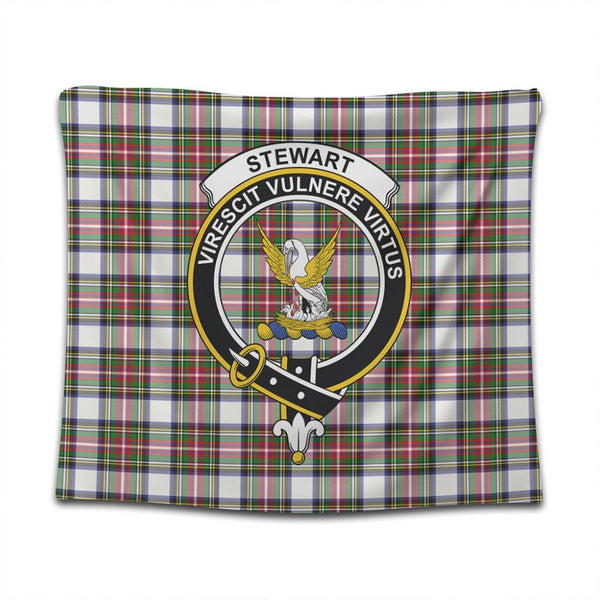 Stewart Dress Modern Tartan Classic Crest Tapestry