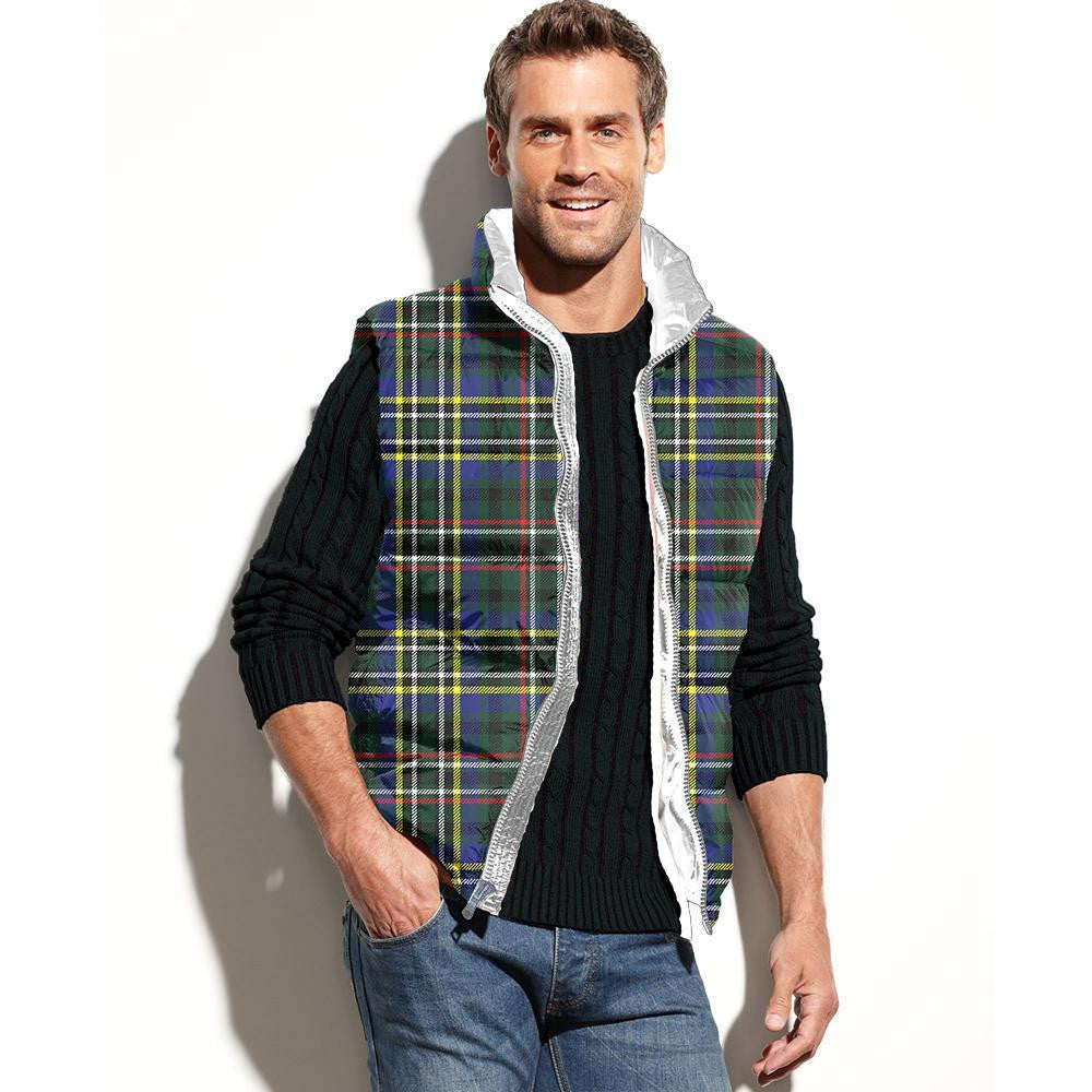 SCOTT GREEN MODERN Tartan Classic Puffer Vest for Men and Women