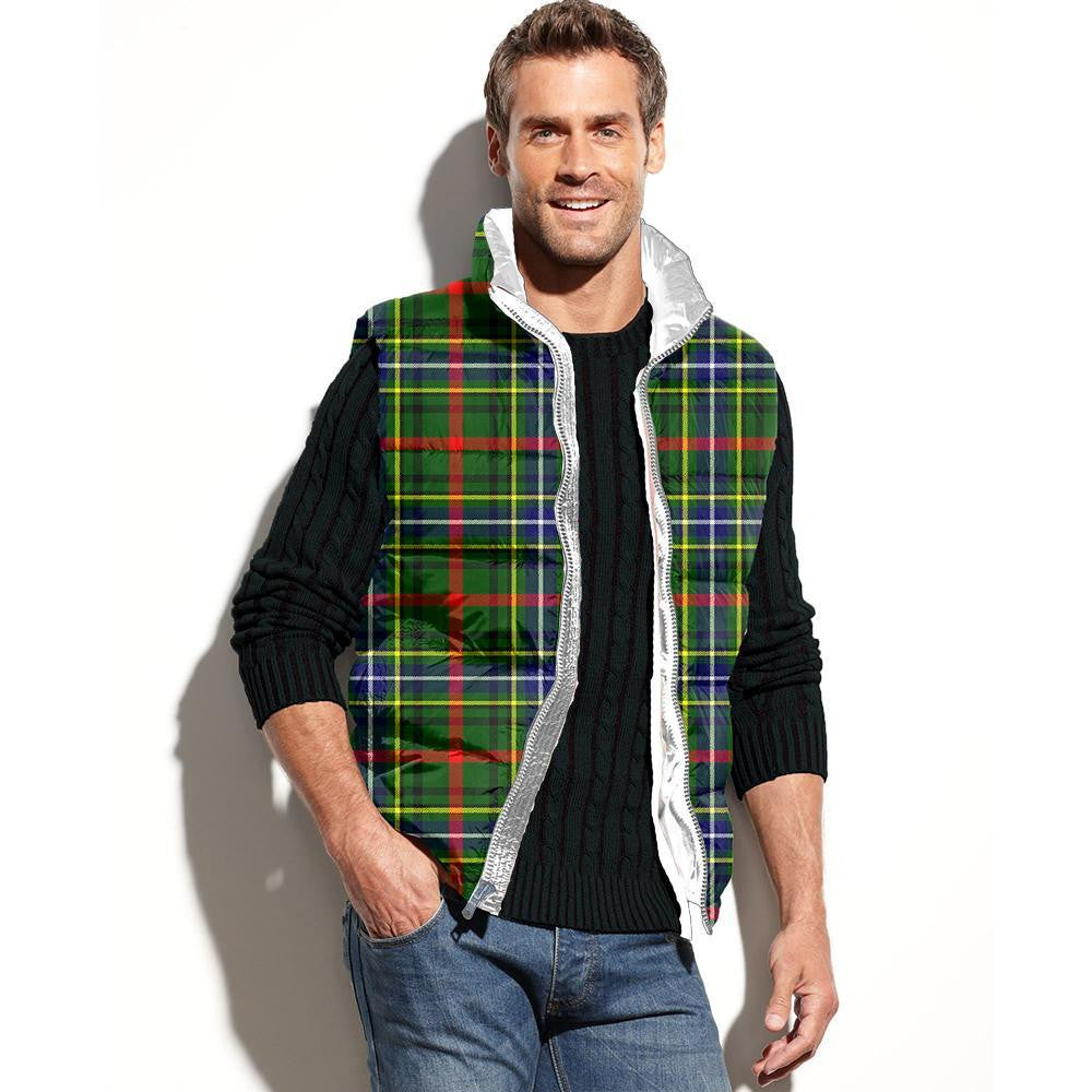 Bisset Tartan Classic Puffer Vest for Men and Women