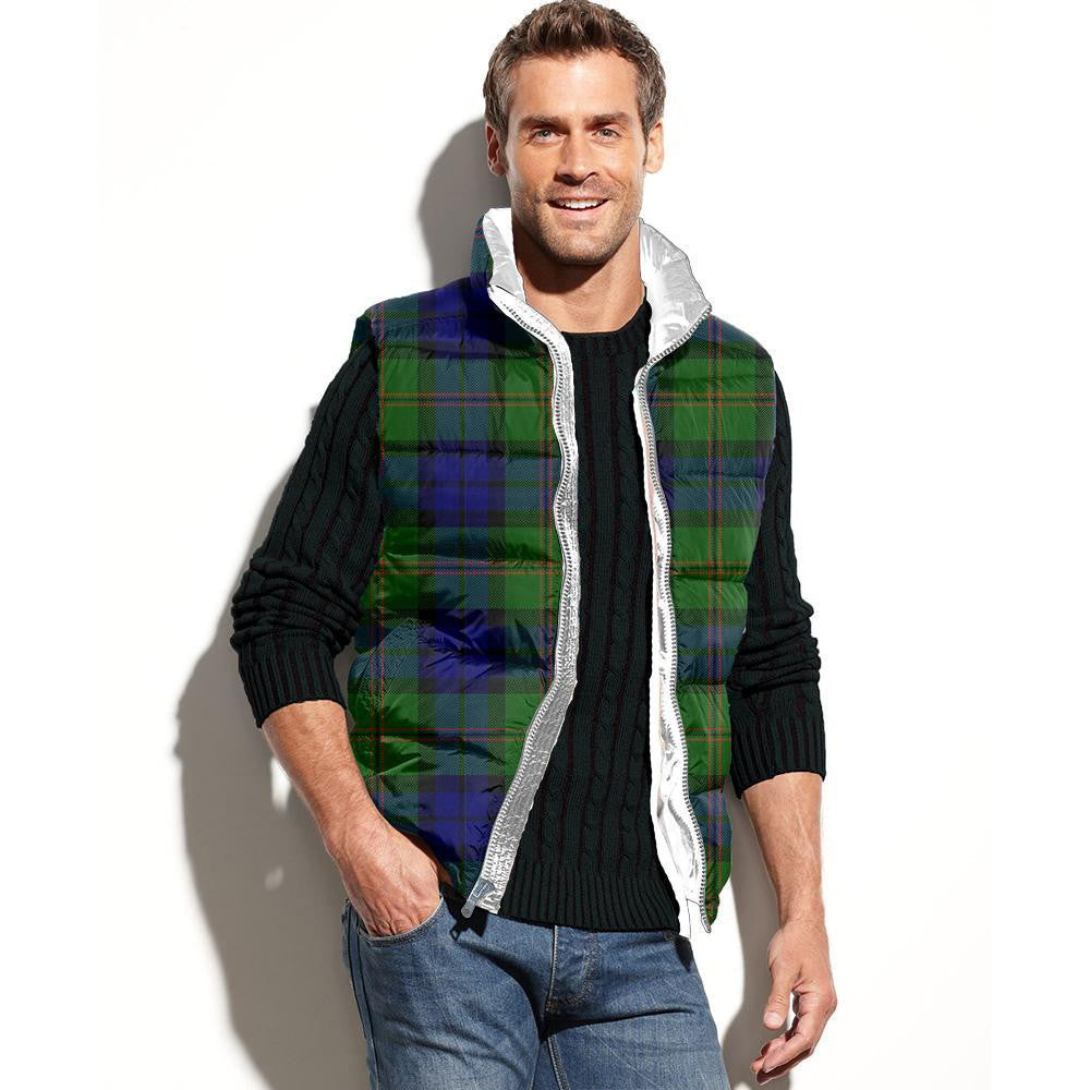 Dundas Modern Tartan Classic Puffer Vest for Men and Women