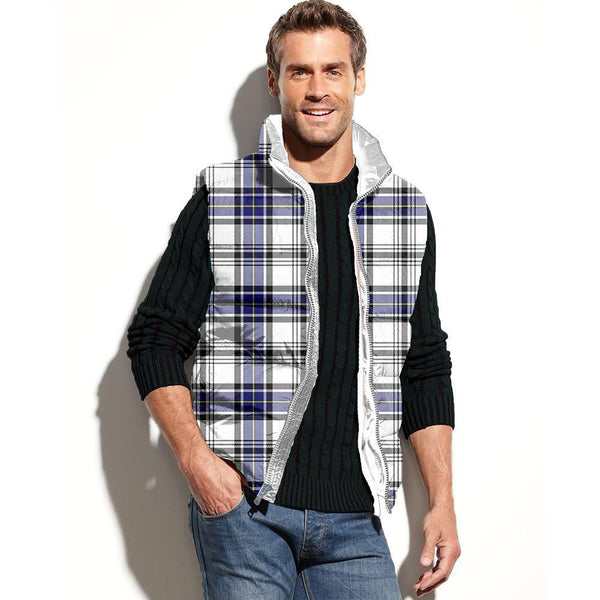 Hannay Modern Tartan Classic Puffer Vest for Men and Women