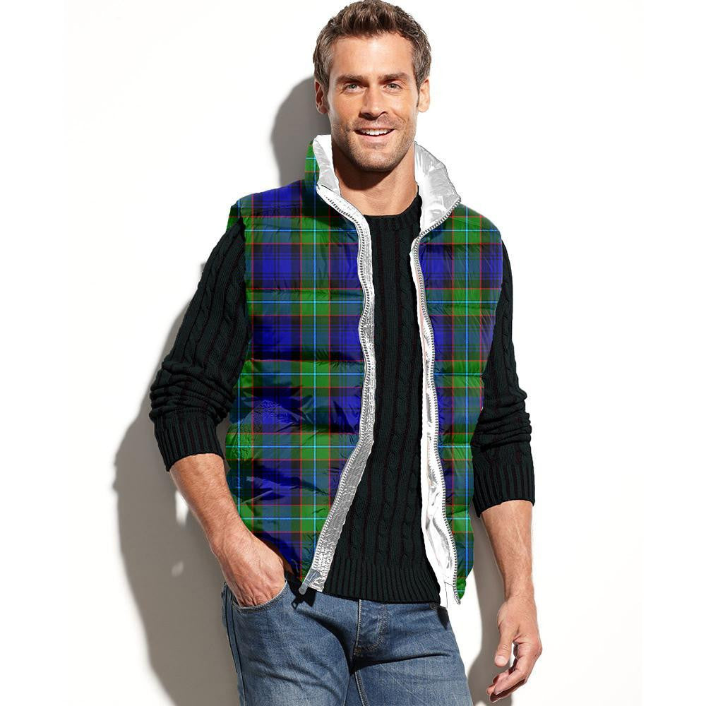 Sempill Modern Tartan Classic Puffer Vest for Men and Women