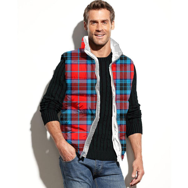 MacTavish Modern Tartan Classic Puffer Vest for Men and Women