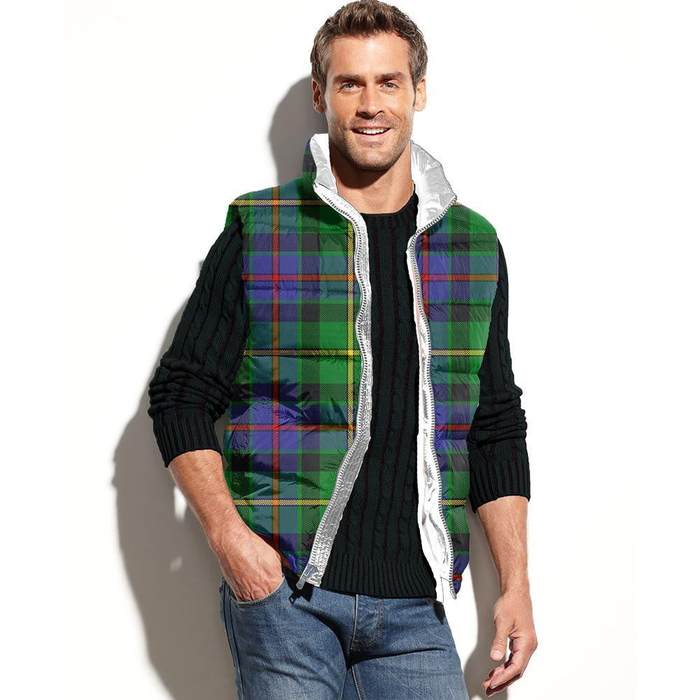 Tait Modern Tartan Classic Puffer Vest for Men and Women