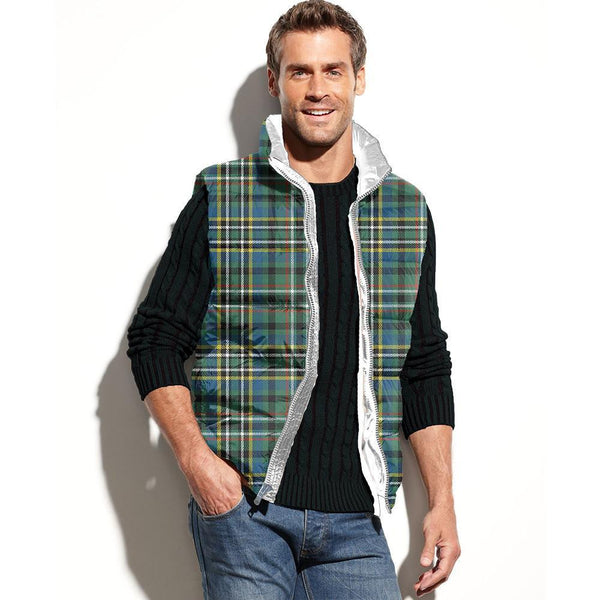 SCOTT GREEN ANCIENT Tartan Classic Puffer Vest for Men and Women