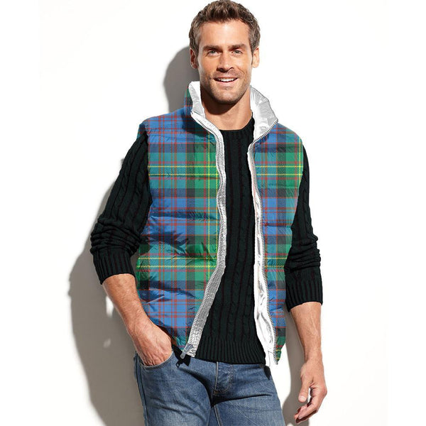 Bowie Ancient Tartan Classic Puffer Vest for Men and Women