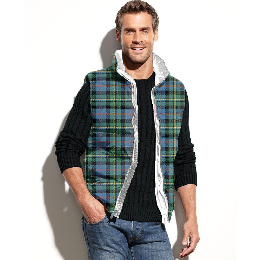 Malcolm Ancient Tartan Classic Puffer Vest for Men and Women