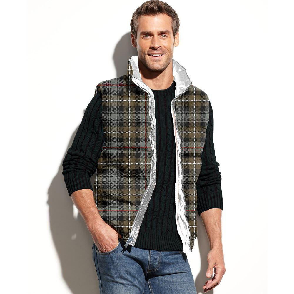 MacKenzie Weathered Tartan Classic Puffer Vest for Men and Women