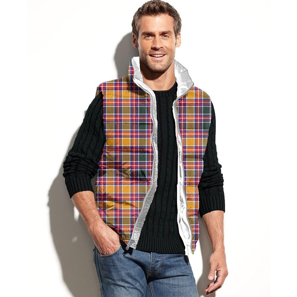 Jacobite Tartan Classic Puffer Vest for Men and Women