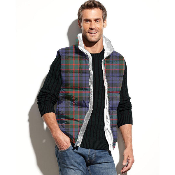 Fletcher of Dunans Tartan Classic Puffer Vest for Men and Women