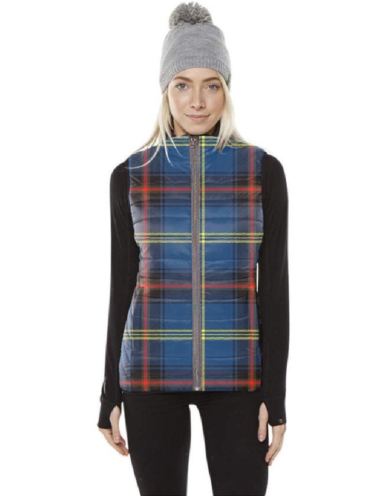 Grewar Tartan Classic Puffer Vest for Men and Women