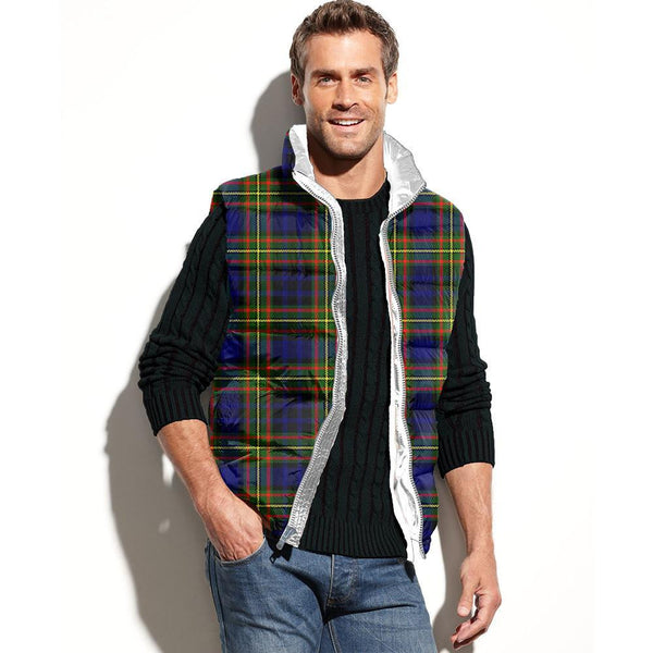 Clelland Modern Tartan Classic Puffer Vest for Men and Women