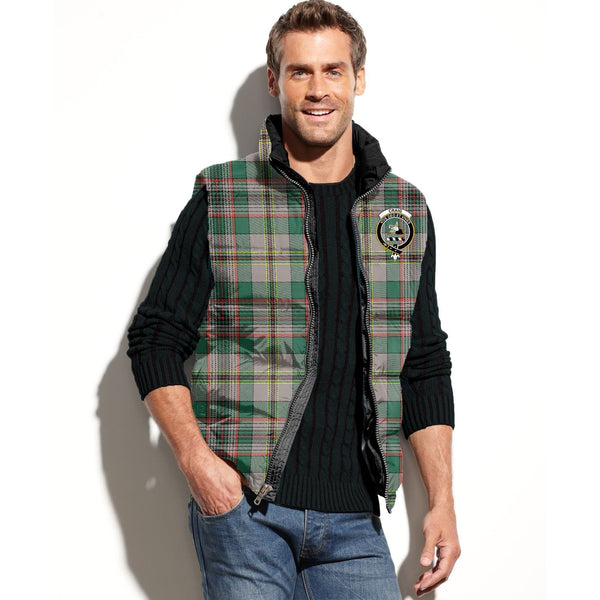 Craig Tartan Classic Crest Puffer Vest For Men and Women