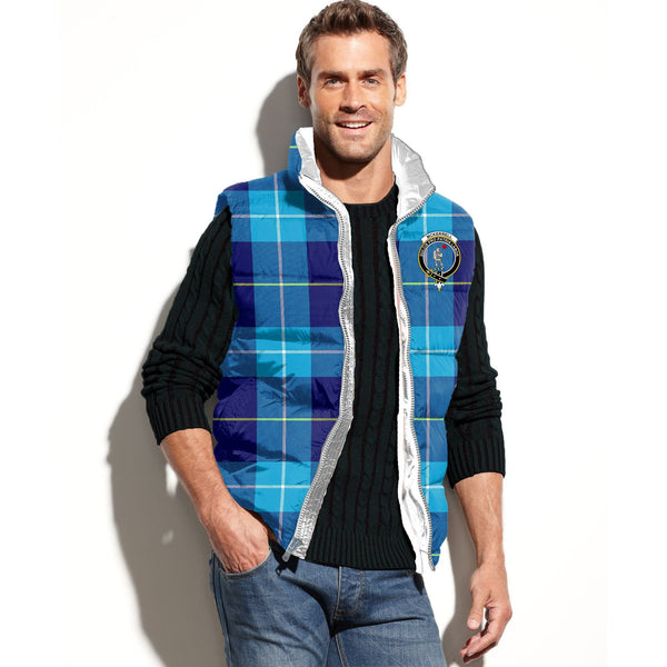 McKerrell Tartan Classic Crest Puffer Vest For Men and Women