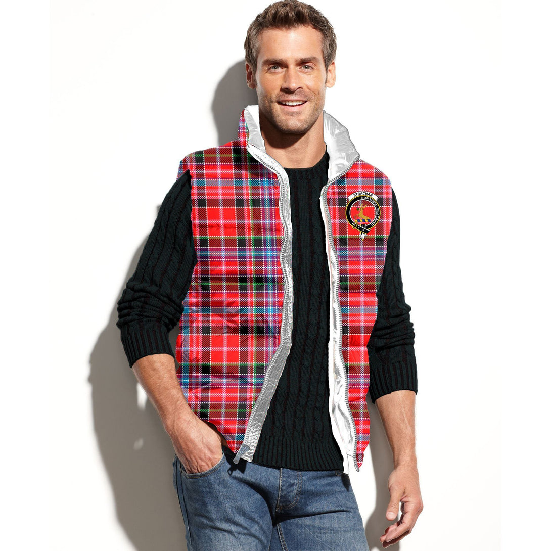 Straiton Tartan Classic Crest Puffer Vest For Men and Women