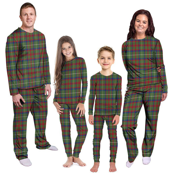 Shaw Green Modern Tartan Classic Pyjama Family Set