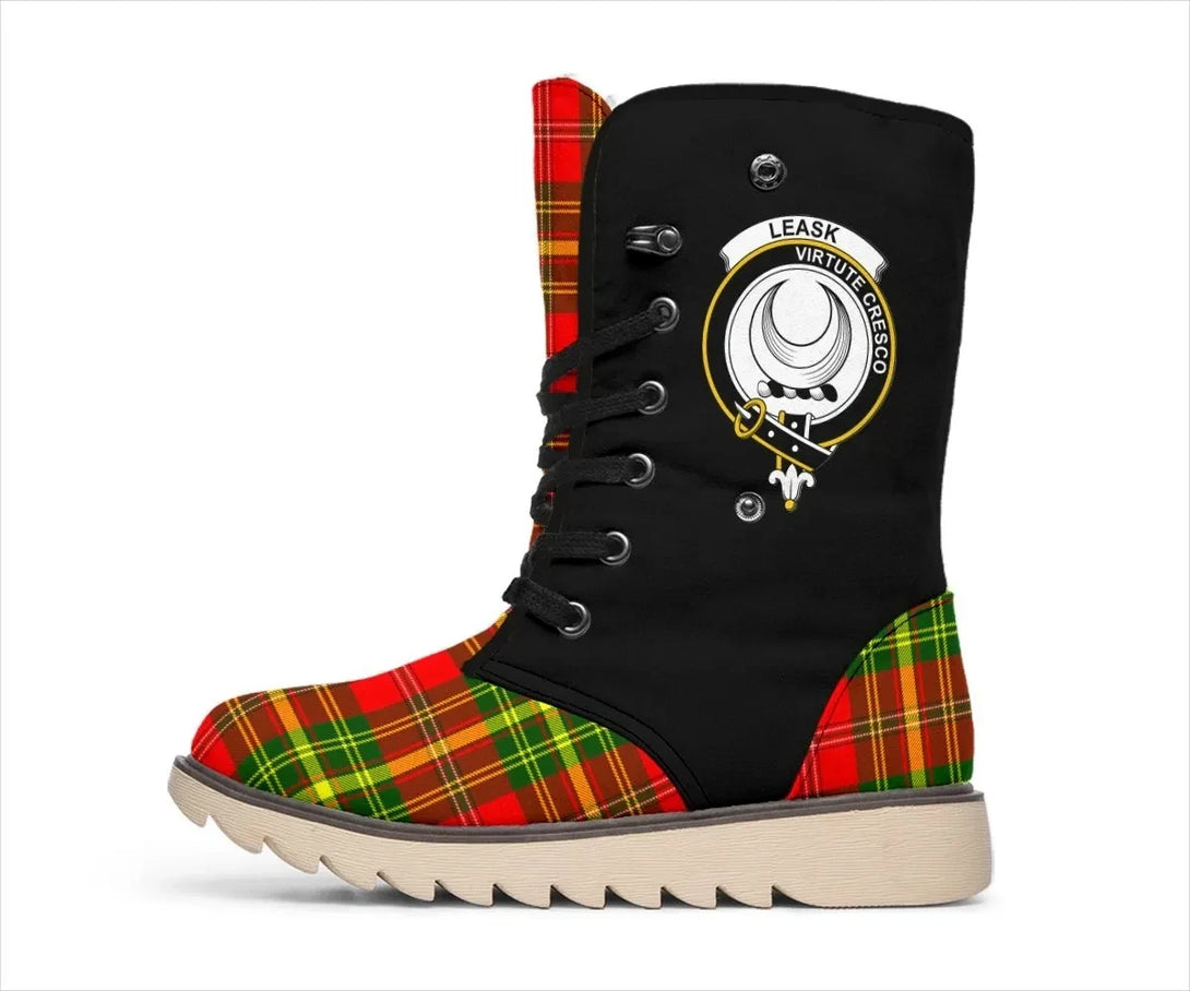 Leask Tartan Classic Crest Snow Boots