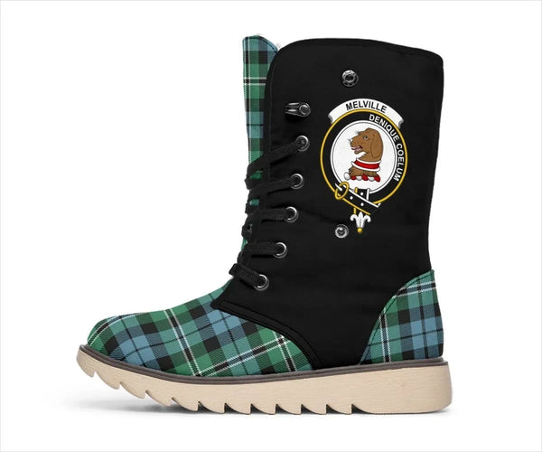 Melville Tartan Classic Crest Snow Boots